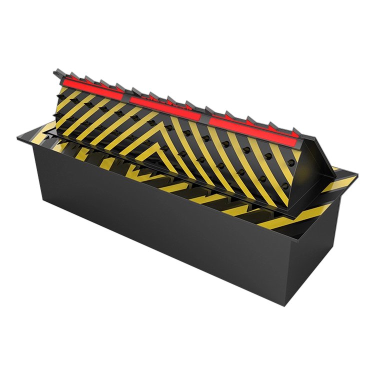 Custom Size LED Light Alarm Anti-terrorist Full Automatic Car Remote Control Hydraulic Road Blocker/Jammer Blocker