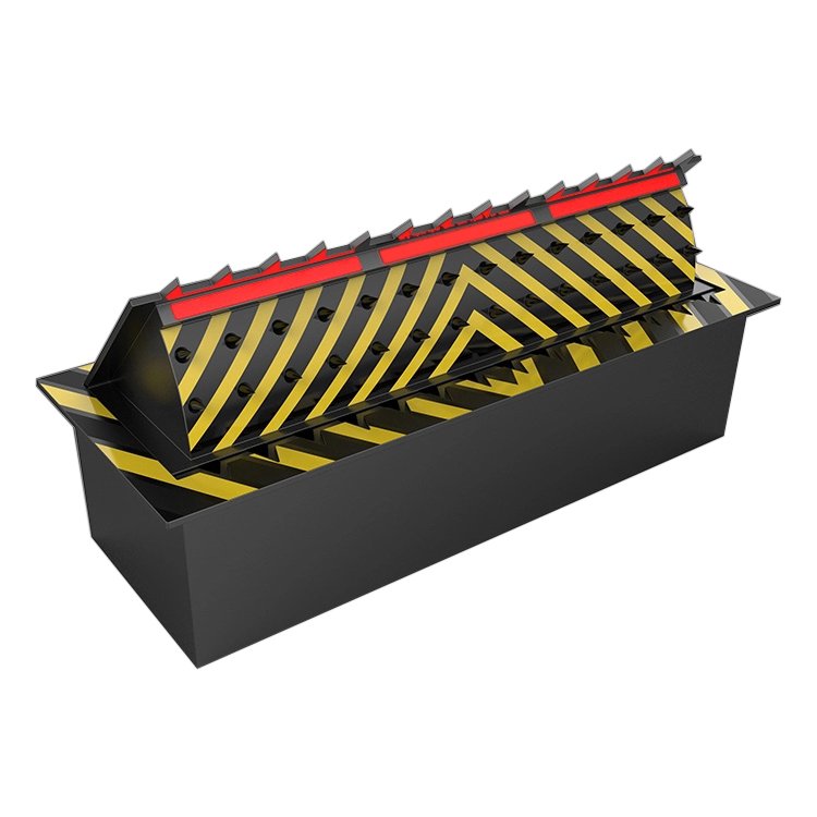 Custom Size LED Light Alarm Anti-terrorist Full Automatic Car Remote Control Hydraulic Road Blocker/Jammer Blocker