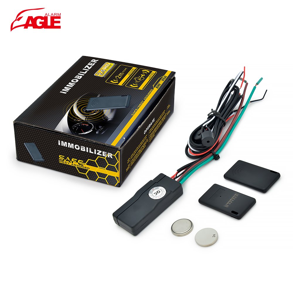 2.4Ghz Dialogue Code Car Immobilizer Long Life Battery Rfid Car Alarm Immobilizer System With Engine Automatic