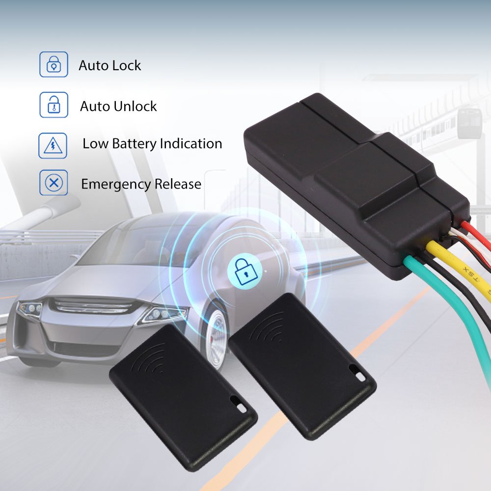 Vjoycar Rfid 2.4ghz Wireless Immobilizer Car Engine Lock Anti Theft Card 12V Car Security System Anti-hijacking Car Alarms
