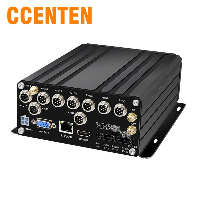 8-Channel Advanced Night Vision Vehicle DVR System HD Recording GPS Tracking Remote Monitoring 4G CMSV6 Realtime Video Recorder
