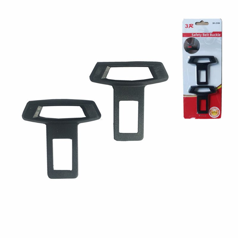 Simple Plastic Car Seat Belt Alarm Silencer Stopper Buckle Clip for Most Auto