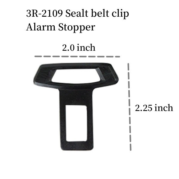 Simple Plastic Car Seat Belt Alarm Silencer Stopper Buckle Clip for Most Auto