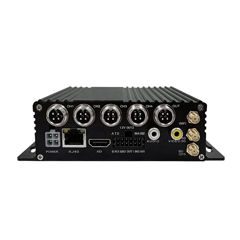 1080P 4CH Mobile Digital Video Recorder TF Card Mobile DVR with CMSV6 Platform for School Bus Van Truck