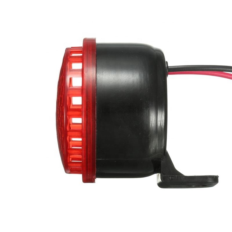 12V-24V 105dB Reverse Horn Beeper Horn Vehicle Auto Warning Back up Car Reversing Alarm Speaker Buzzer Siren With Wire & Light