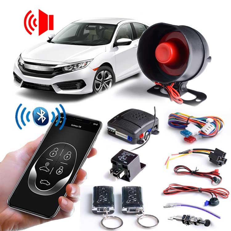 Car Alarm Mobile BT Remote Car Alarm System Anti Theft Smart Car Alarm System