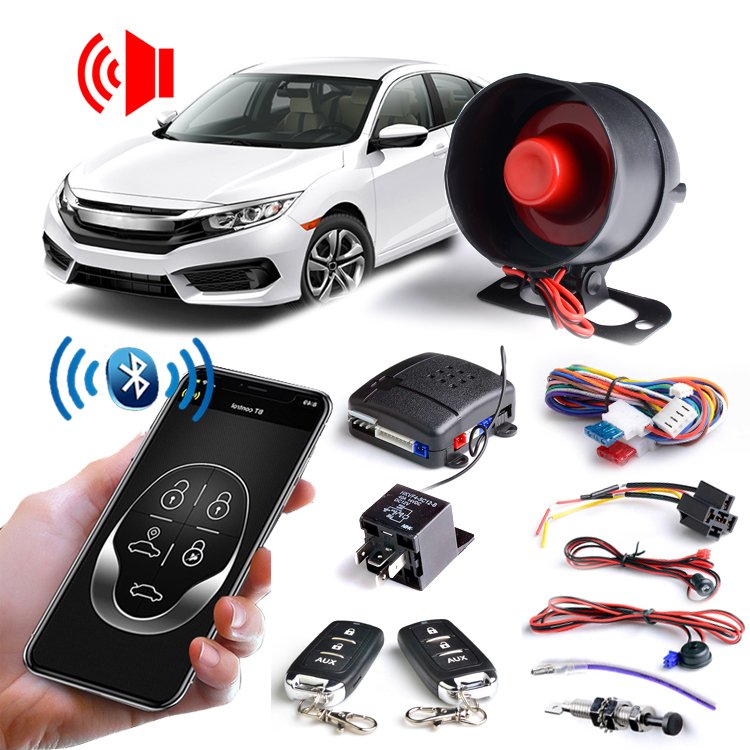 Car Alarm Mobile BT Remote Car Alarm System Anti Theft Smart Car Alarm System