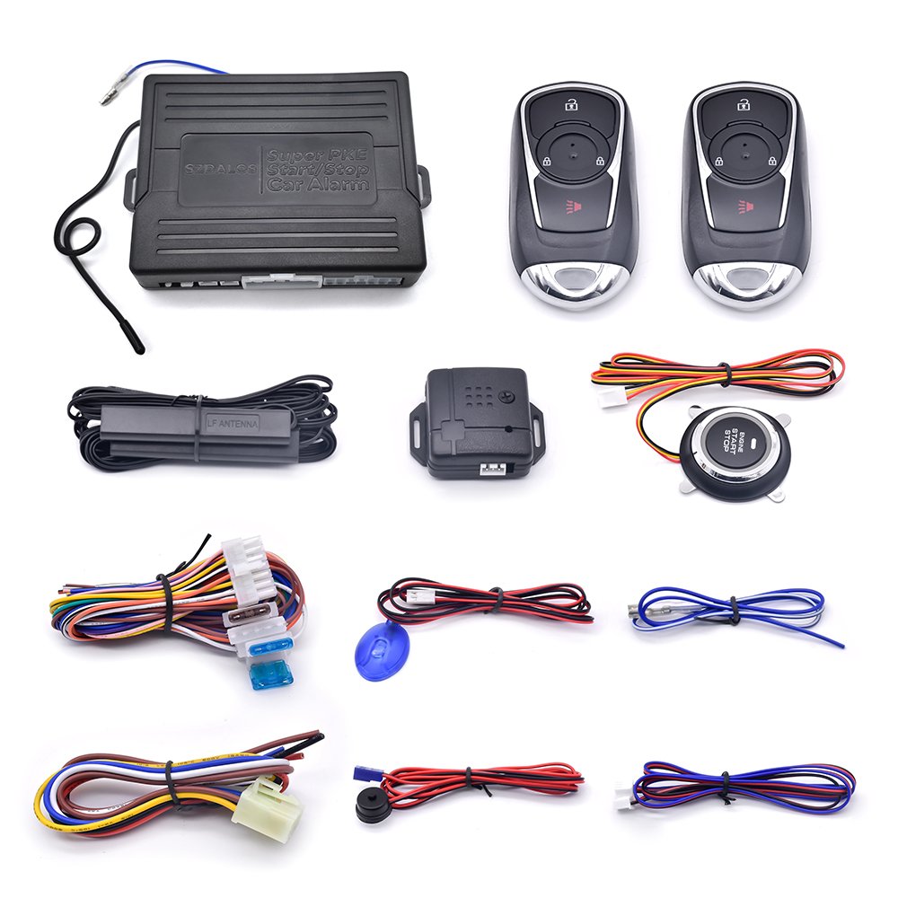 Universal Auto Start Stop Keyless Entry Engine Start Alarm System Push One-button Start Vehicle Remote Starter Smart Car System