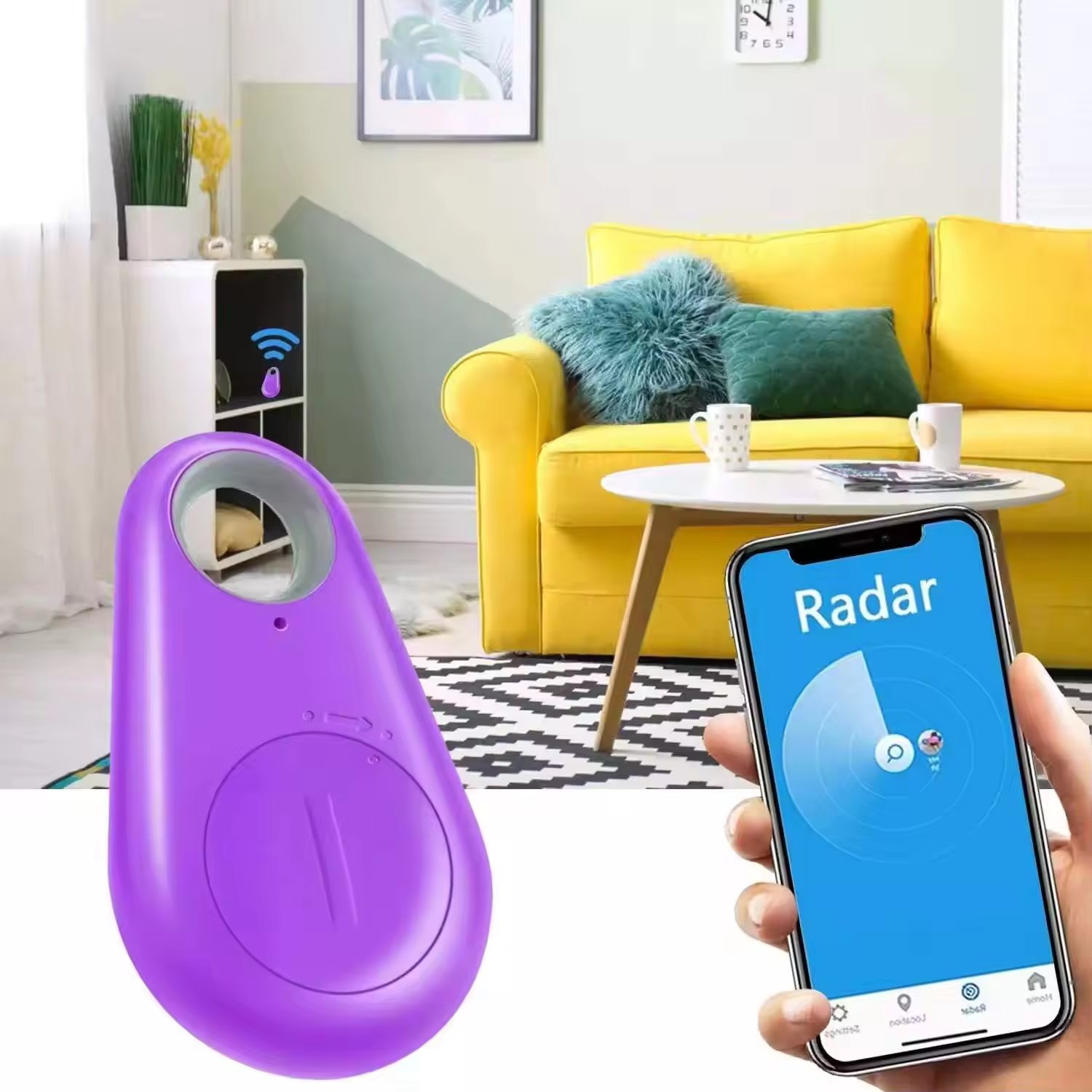 Hot Sale Smart Gps Pet Tracker Key Finder Location Mini Pet Location Car Wallet Pet Cat