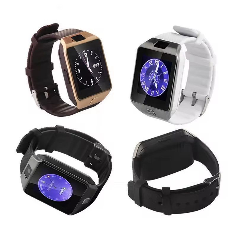 2024 Wholesale DZ09 Smart Watch Mobile Video Call Watch Camera Touch Screen Reloj IP67 iOS Compass SIMA Card Phone Watch