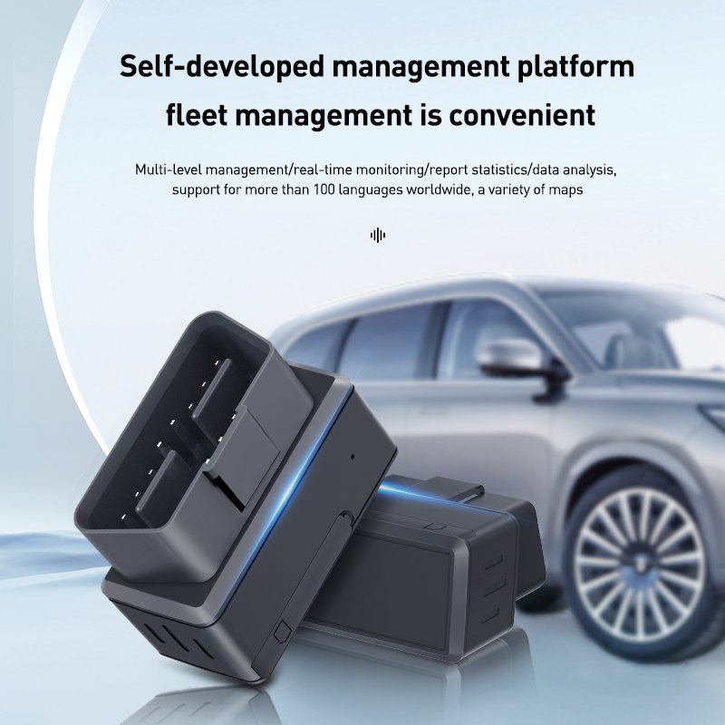 Mini OBD GPS Tracker Real-Time Location Detector Car Alarm & Anti-Theft Tracking Device With 4G & 2G Network Capacity