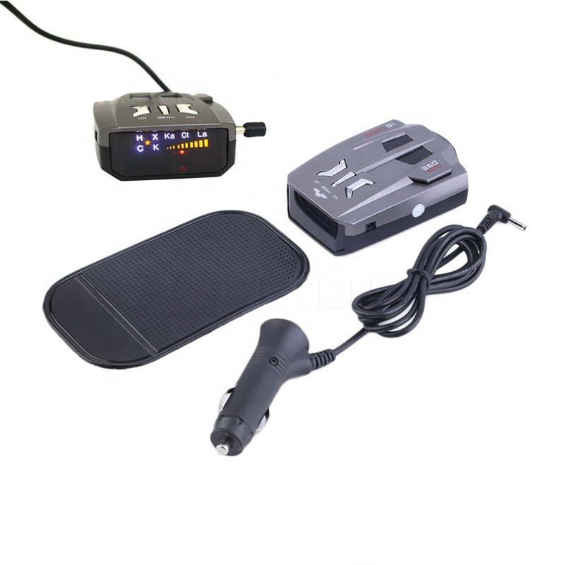 Speed Over Alarm Hot Car Radar Detector V9 LED Display Driving Safely V 9 Car Anti Speed Camera Signal Warning Radar Detector