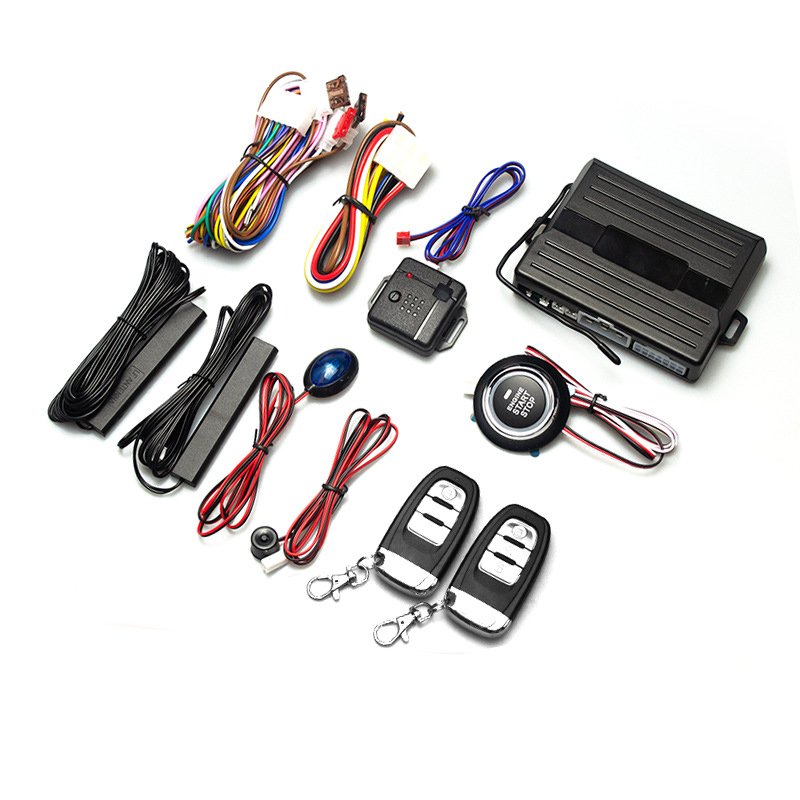High Technology Phone Application Push Button Engine Start Kit Passive Immobilizer Alarma De Auto Con Encendido a Distancia