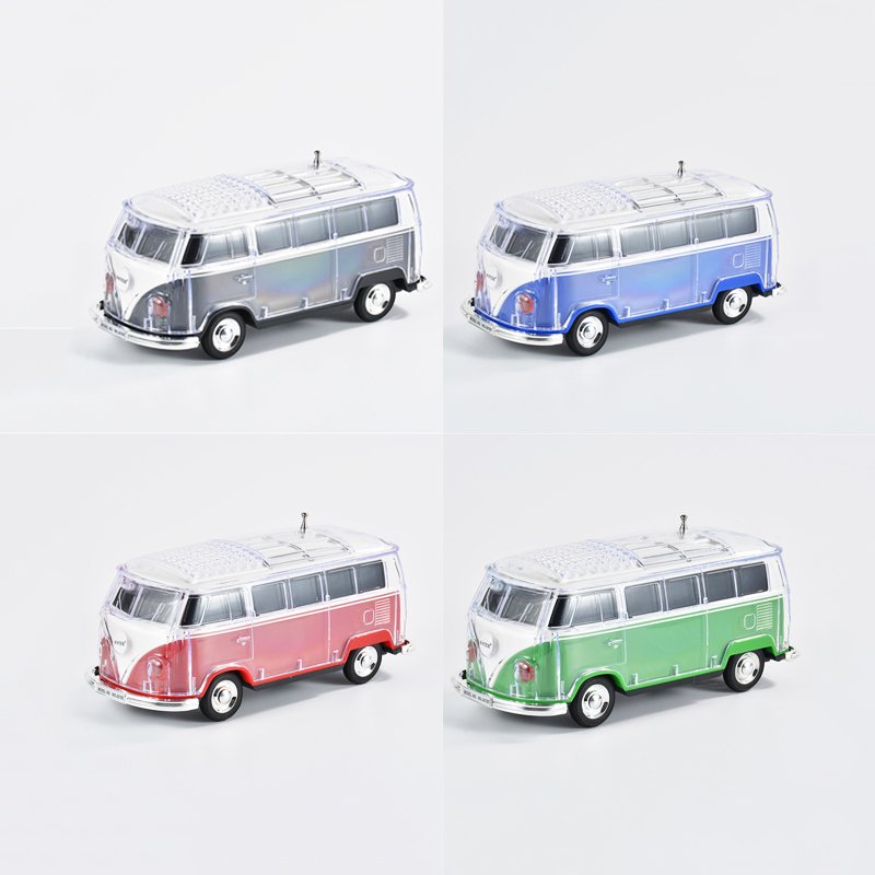 WS-267 Crystal BUS Design Portable Stereo TWS USB TF AUX Wireless Bass Karaoke Blue Tooth Speaker With Radio
