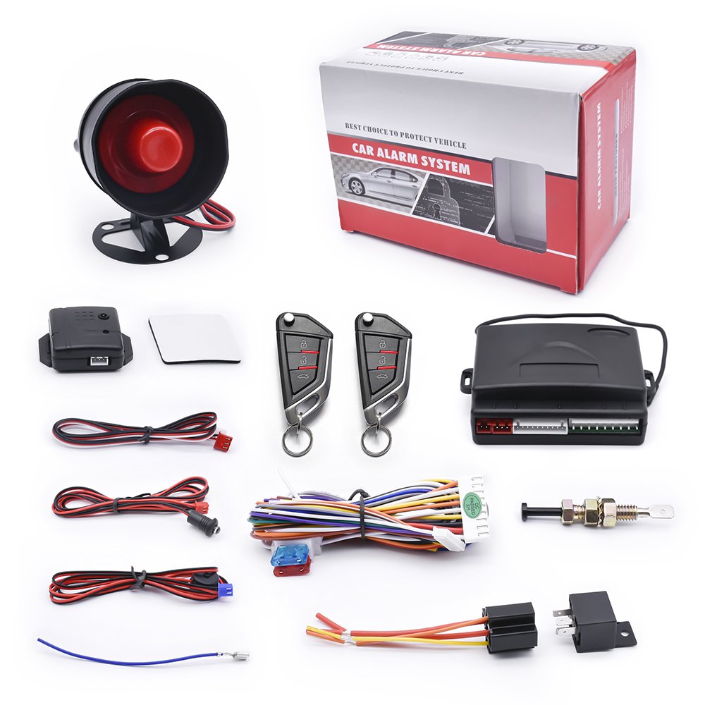 SZDALOS G07 One Way Car Alarm Buil-in Central Door Lock Keyless Entry Anti-theft System