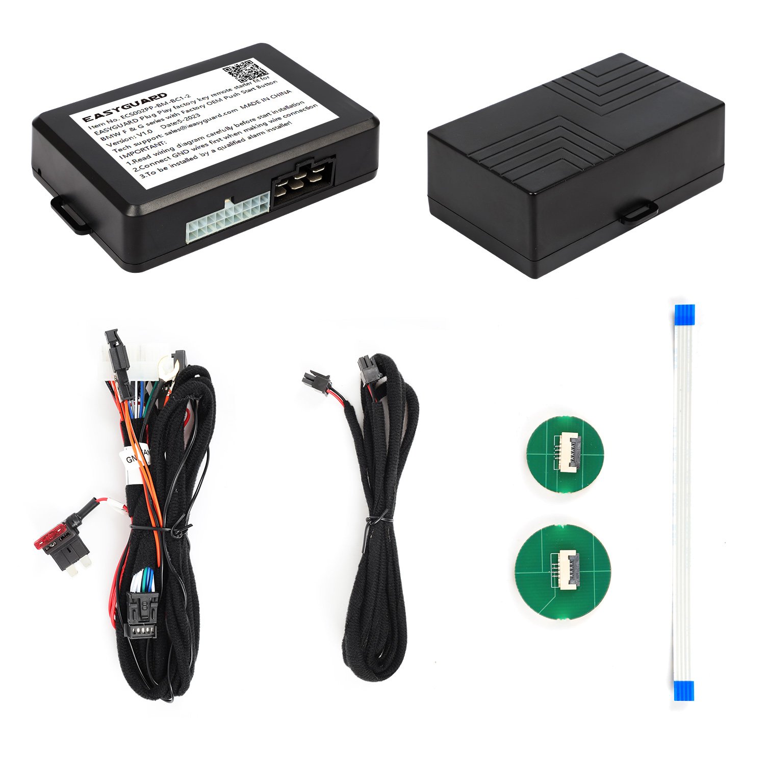 ECS002PP-BM-FM1 Plug Play Remote Starter Fit for BMW 1 Series F20 F21 11-18 F30 F31 F34 F35 F80 3 3GT M3 with Factory OEM Push S