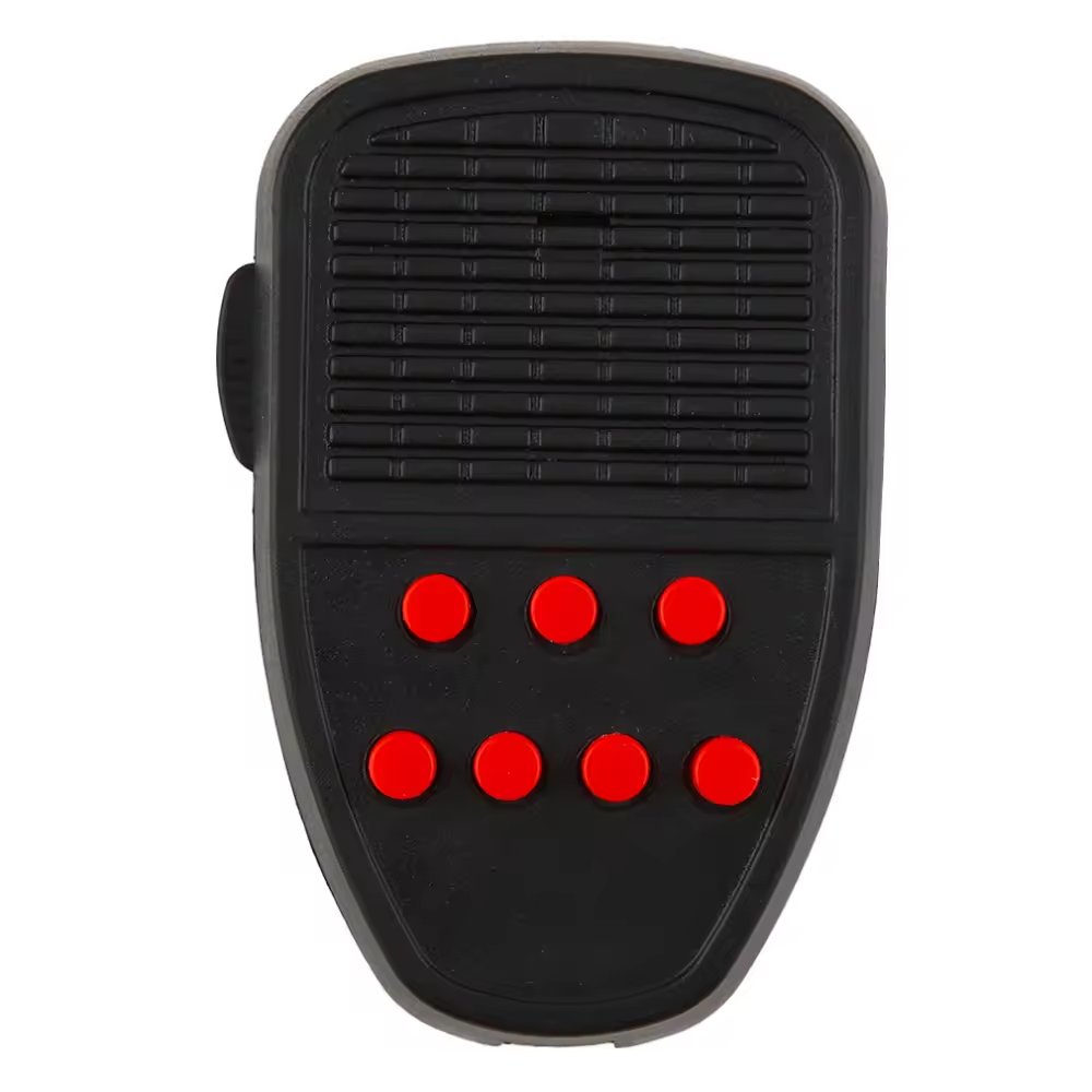 12V 50W Black 7 Sounds Tone Horn Loud Alarm Motorcycle Car Loudspeaker Alarm Siren Speaker Alarm for Car Van Truck