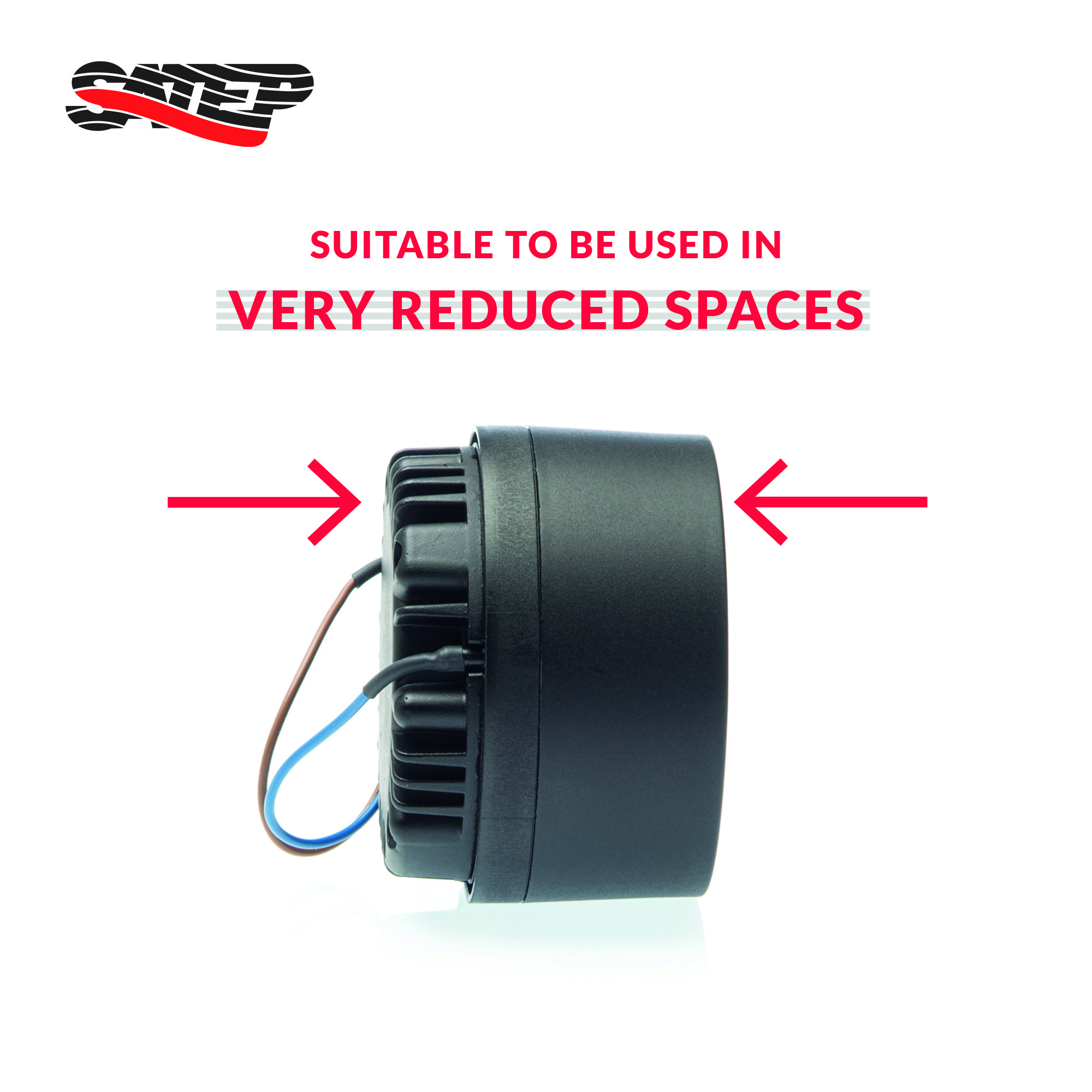 Waterproof 50W 107dB Compact Alarm Siren TE740 Neodymium Horn Speaker IP66 Car Alarm Emergency Siren New Design
