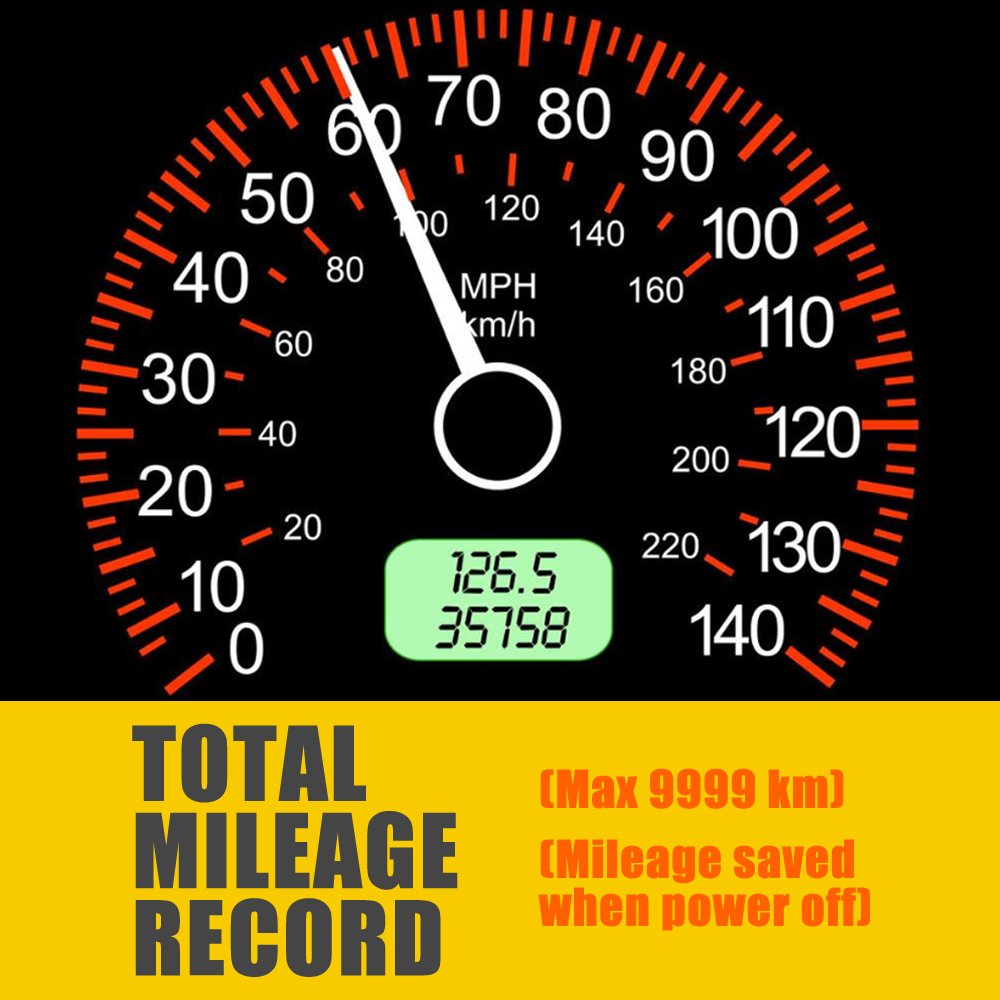 Kingneed C80 Universal Car Speedometer Motorcycle Speedometer