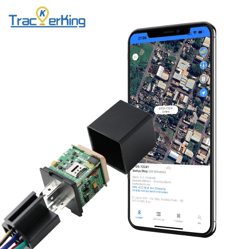 4G Relay Tracker DK09 Mini Wired Smart GPS Locator Real-time Positioning for Vehicle