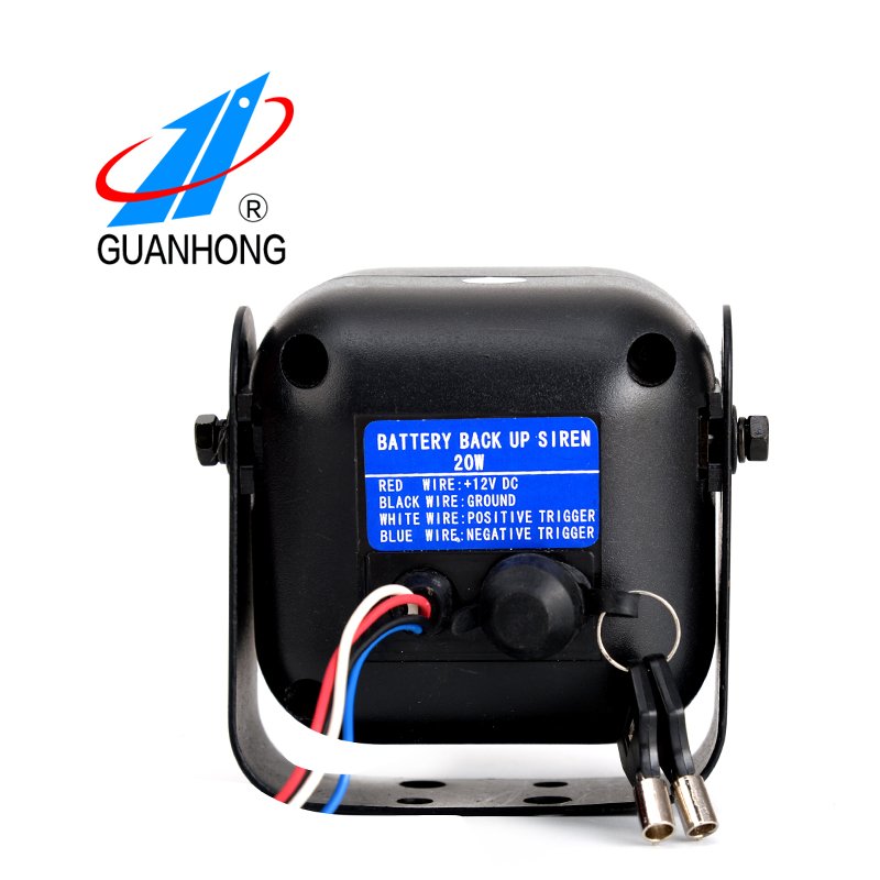 Battery Backup Alarm 120dB Car Alarm Siren with Key