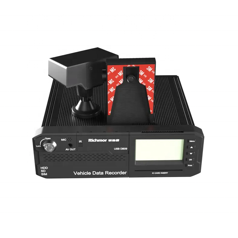 Richmor Power AI Function 8CH MDVR Car Digital Recorder ADA DSM BSD HOD 1080p 360 Degree Passenger Counter Optional