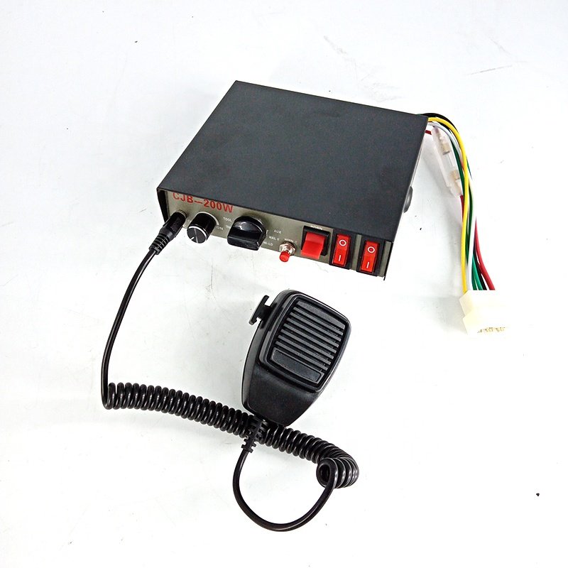 12V 200W Fire Alarm Siren Speaker Loud Car Warning Alarm Fire Horn PA Speaker