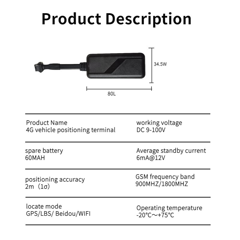 Customized Low Price Mini Car GPS tracker Vehicle Relay Control Benway Bw08b Vehicle Onboard GPS tracker Free Platform Fee