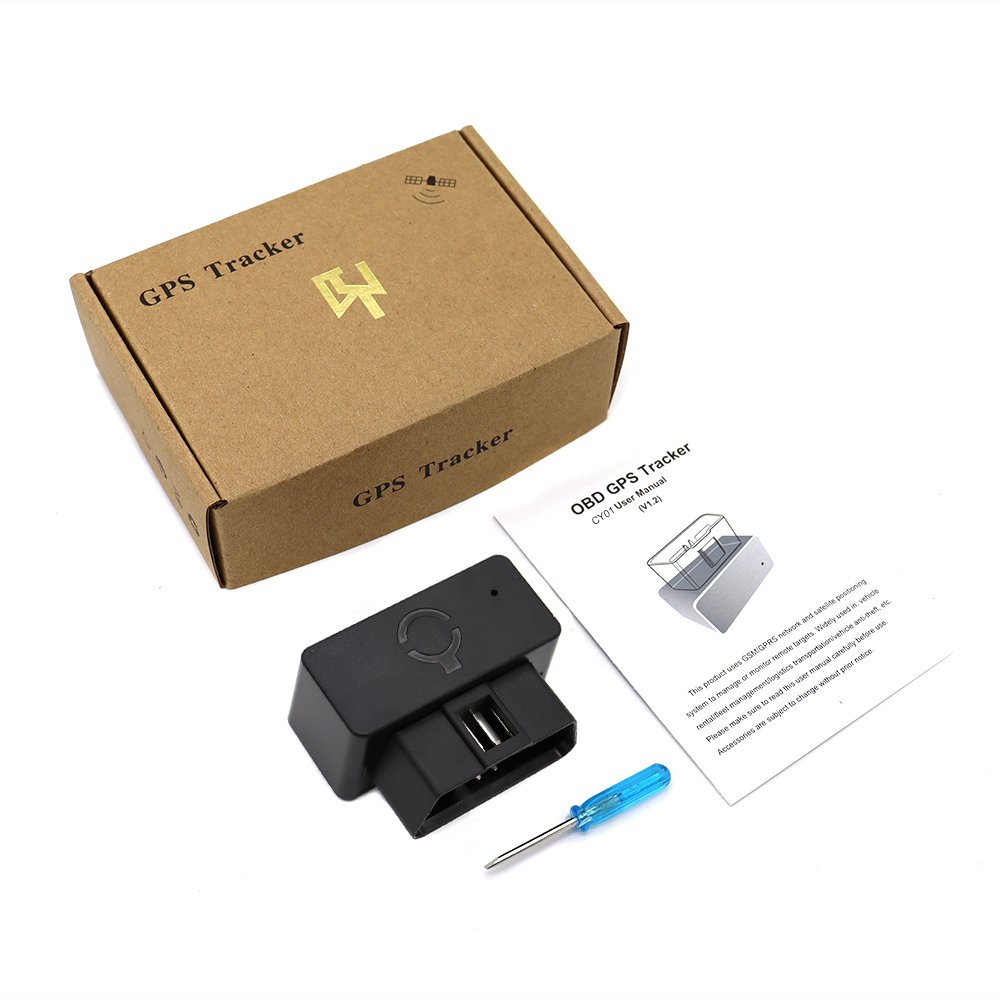 Anti Theft OBD Vehicle GPS Tracker Device With History Trace Playback and Real Time Positioning for Fleet Management