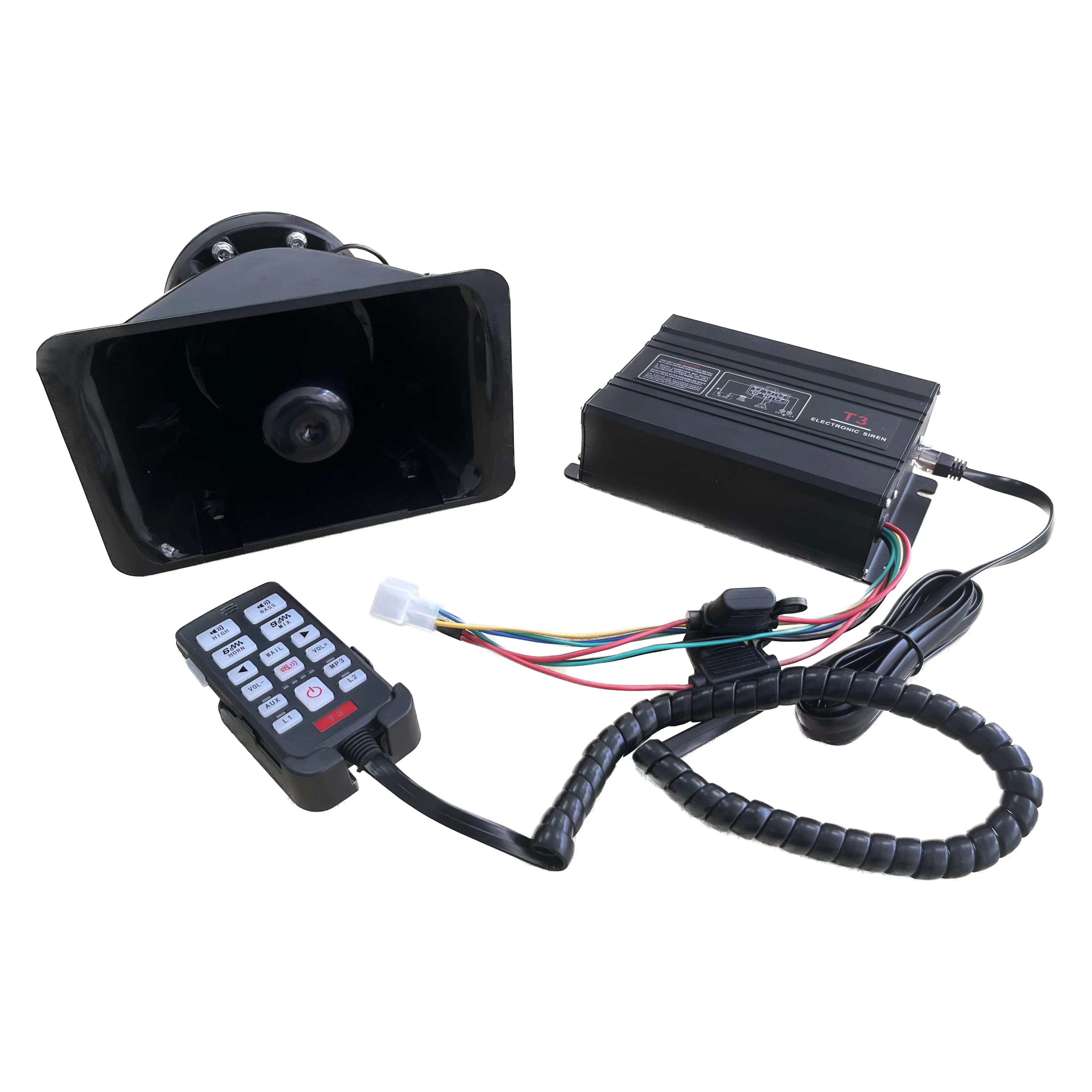 High Quality Loud Speaker Sirens High Power Custom Car Siren Speaker Horn for the Security Controle Sirene