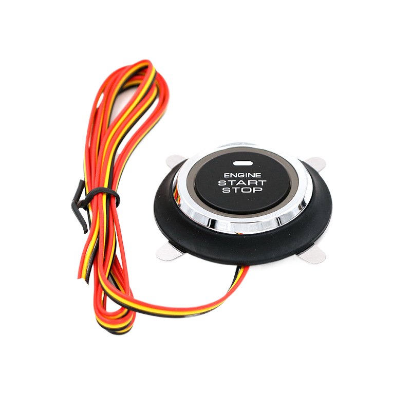 Car Security Kit One Key Start Remote Control System Start Stop Car Automatic Remote Control Button for One Way Car Alarm