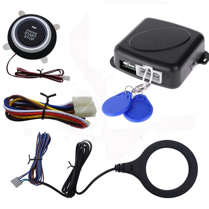 KY005 Pke Rfid Start Stop Button 2020 RFID Engine Lock Ignition Starter Car Alarm Security