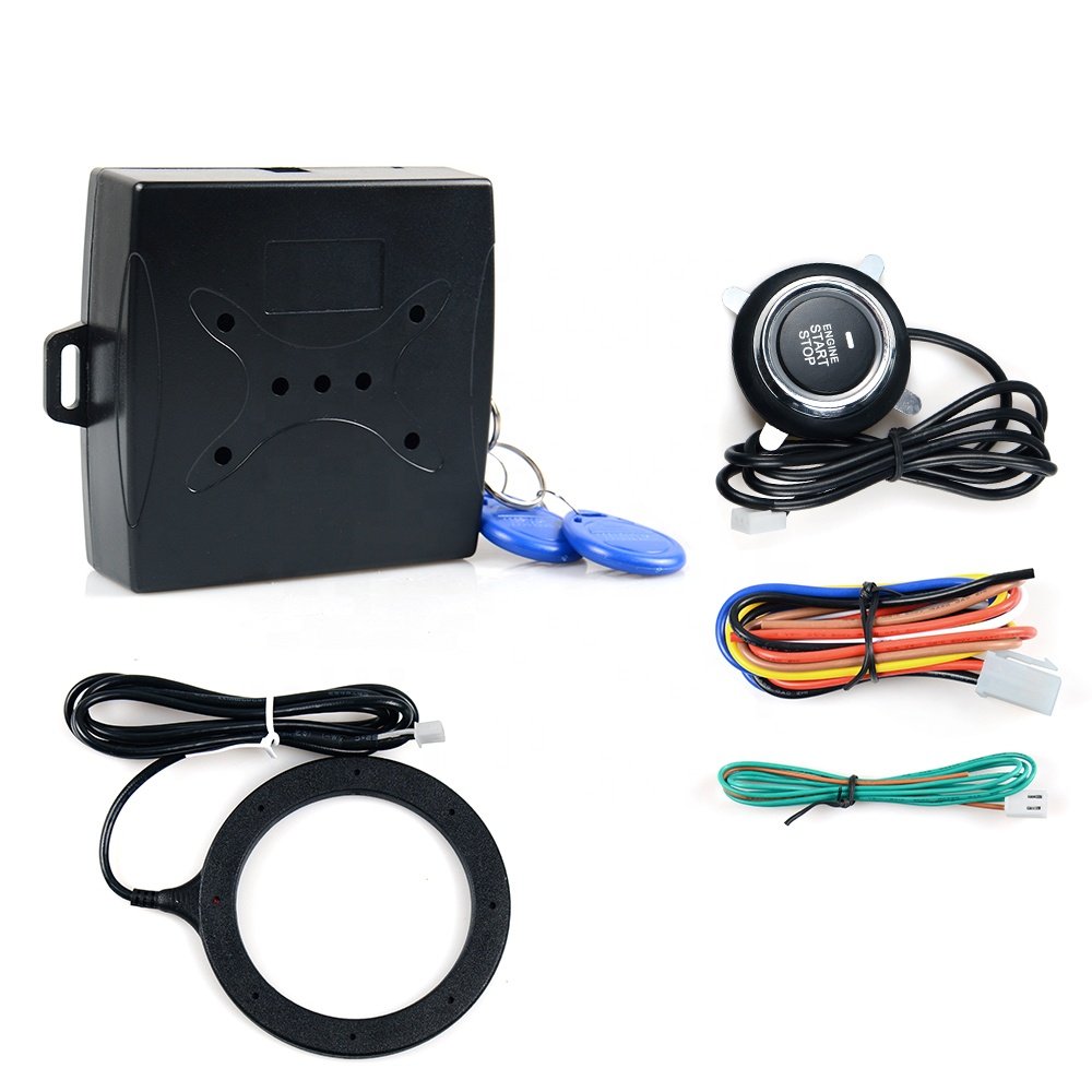 KY005 Pke Rfid Start Stop Button 2020 RFID Engine Lock Ignition Starter Car Alarm Security