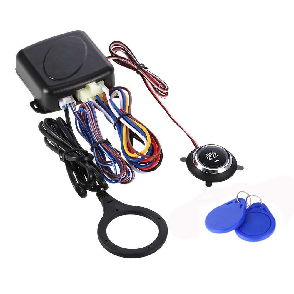 KY005 Pke Rfid Start Stop Button 2020 RFID Engine Lock Ignition Starter Car Alarm Security