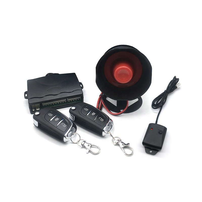 12V Universal Car Alarm System Anti-Hijacking Central Locking System One Way Smart Keyless Entry Car Security System