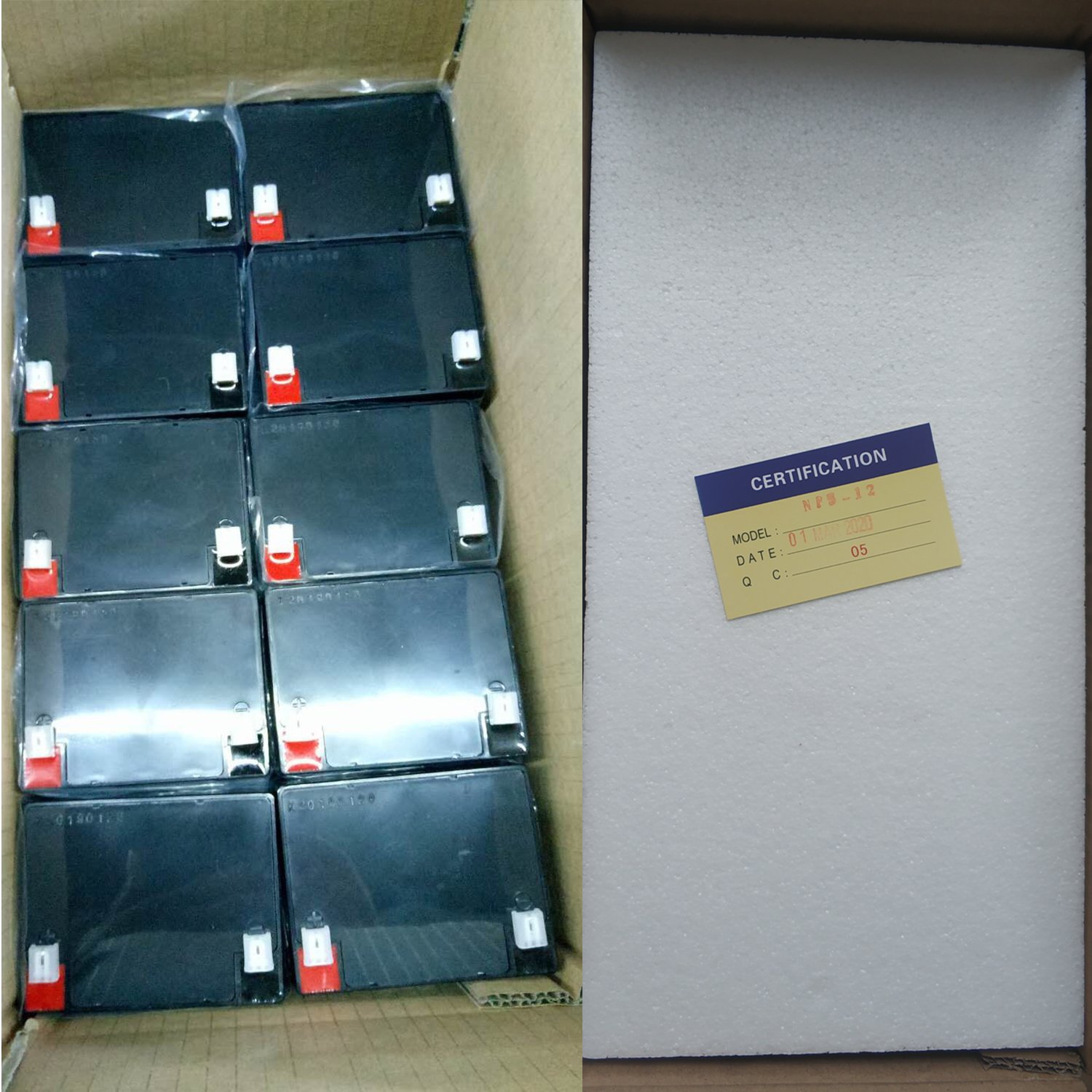 Factory Price AGM Lead Acid 5Ah 10Ah 50Ah 100Ah Battery Maintenance Free sealed 12V 6V Battery Pack for Toy Car NP5-12