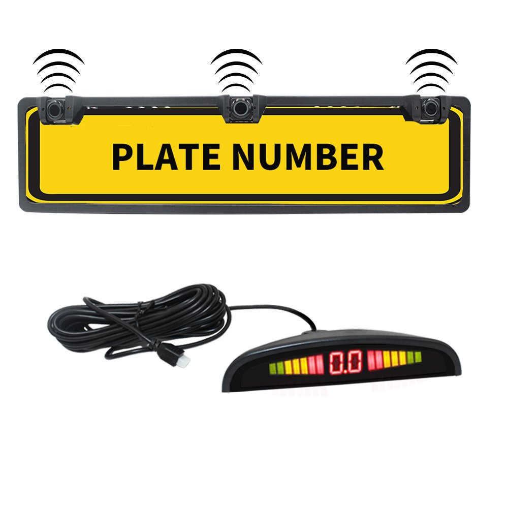 Car Reversing Aid Reversing Radar Car Parking Sensor System 2024 New Car Reverse Sensor with Digital Display