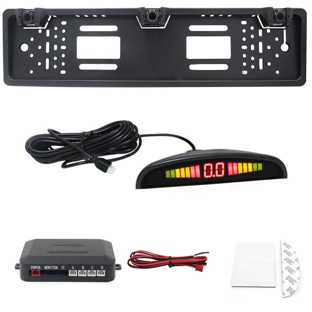 Car Reversing Aid Reversing Radar Car Parking Sensor System 2024 New Car Reverse Sensor with Digital Display