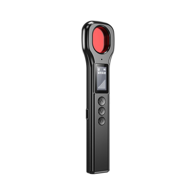 Portable Mini Alarms RF Signal Magnetic Detector with Laser Mini Camera Sound Alarm Anti-Bug Detector and Alarm Finder