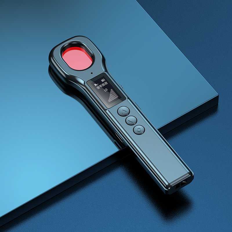 Portable Mini Alarms RF Signal Magnetic Detector with Laser Mini Camera Sound Alarm Anti-Bug Detector and Alarm Finder