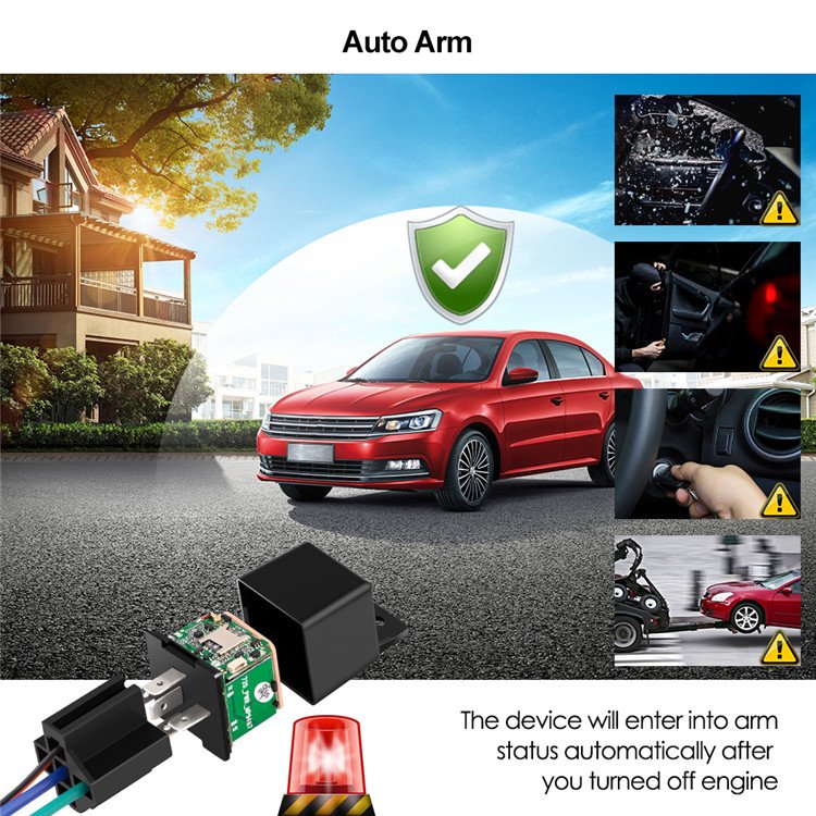 Upgrade CJ730 Gps Auto Platform MV730 Acc Detection Relay Vehicle Tracking Gps Device Rele Rastreador Gps Para Vehiculo