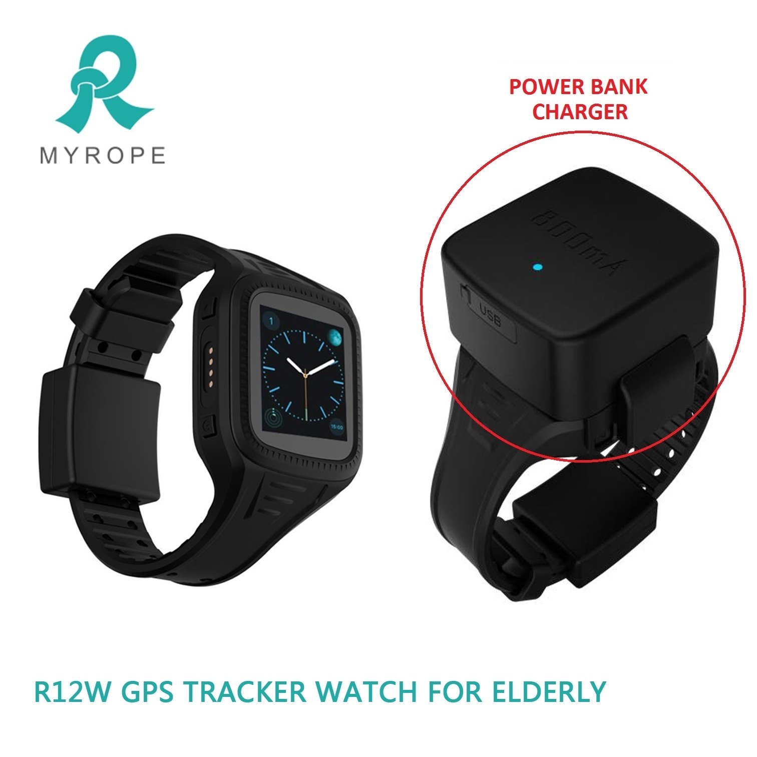 Gps Ankle Bracelet House Arrest Offender Tracking GPS Watch Cut Off Alarm with Tracking Platform