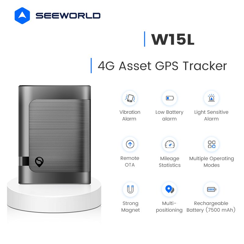 SEEWORLD 7500mAh Long Battery Life Wireless Real Time Online Car Tracker Vehicle Tracking GPS Device System for Motorcycle