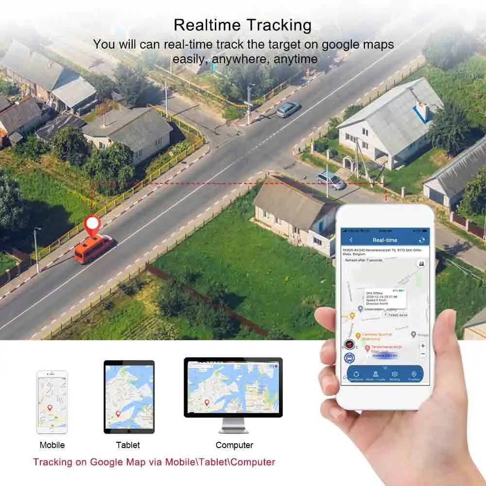 WINNES TK918 4G Latest GPS Tracker with Strong Magnet Car Gps tracker 20000mah Gps