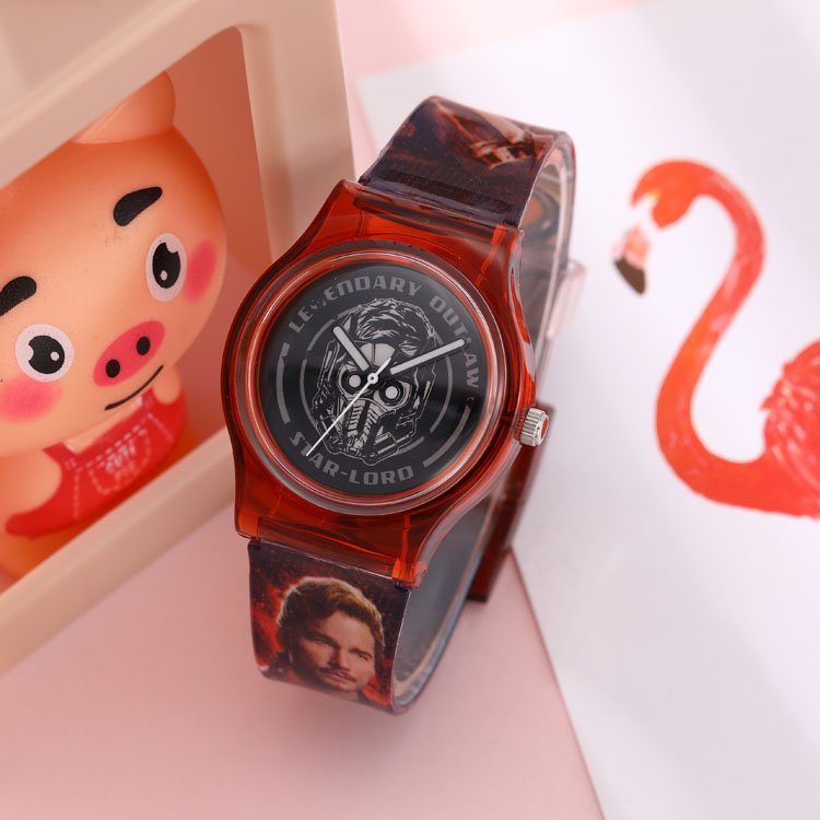China Child Watch BOMAXE Rhinestone 7506 Kids Plastic Cartoon Car Analog Watches for Kid