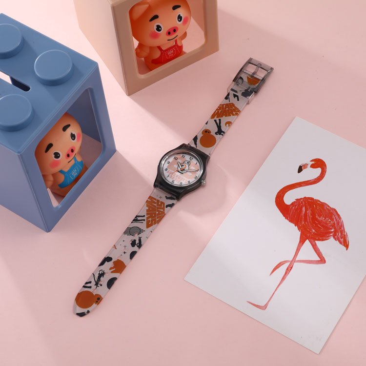 China Child Watch BOMAXE Rhinestone 7506 Kids Plastic Cartoon Car Analog Watches for Kid