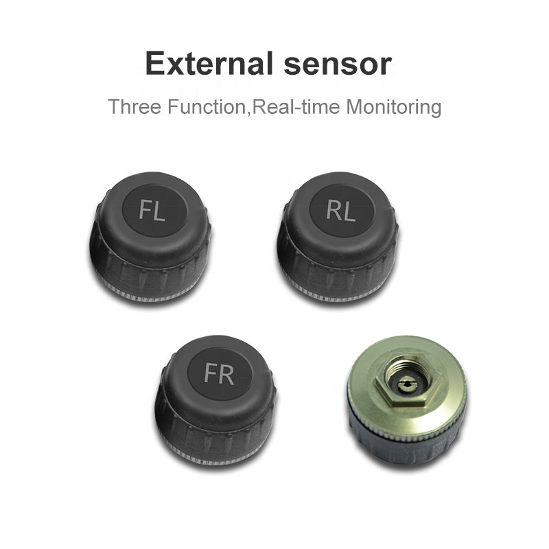 USB TPMS for Android Navigation Tire Pressure Monitoring System Display Alarm Android Navigation Radio With 4 External Sensor