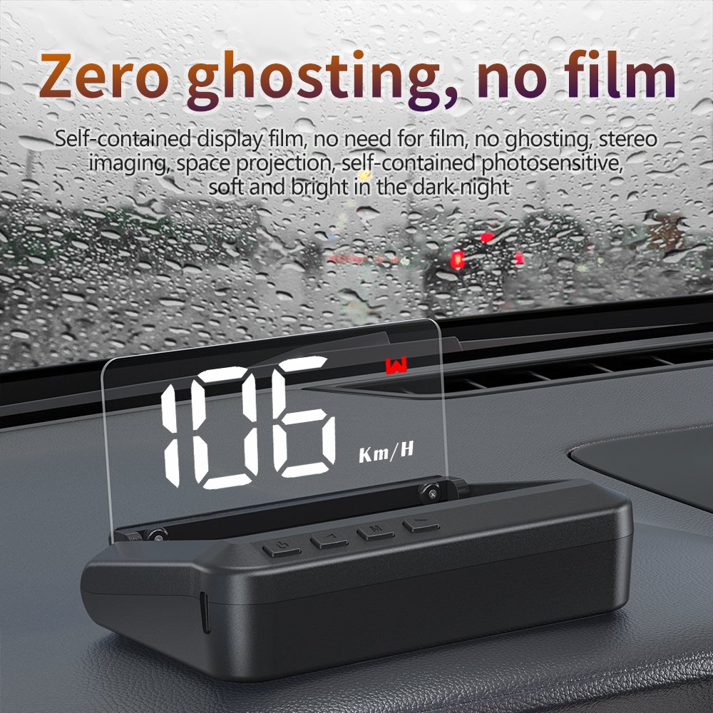 2023 Car Electronic Accessories G100 Auto GPS Hud Display Speedometer Car Projector Warning Alarm Head up Display