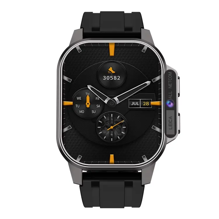 Hot Full Netcom 4G Smartwatch 2.13inch AMOLED Camera WIFI GPS APP Market Sport Phone Watches IP67 B22 Smart Watch With Sim Card
