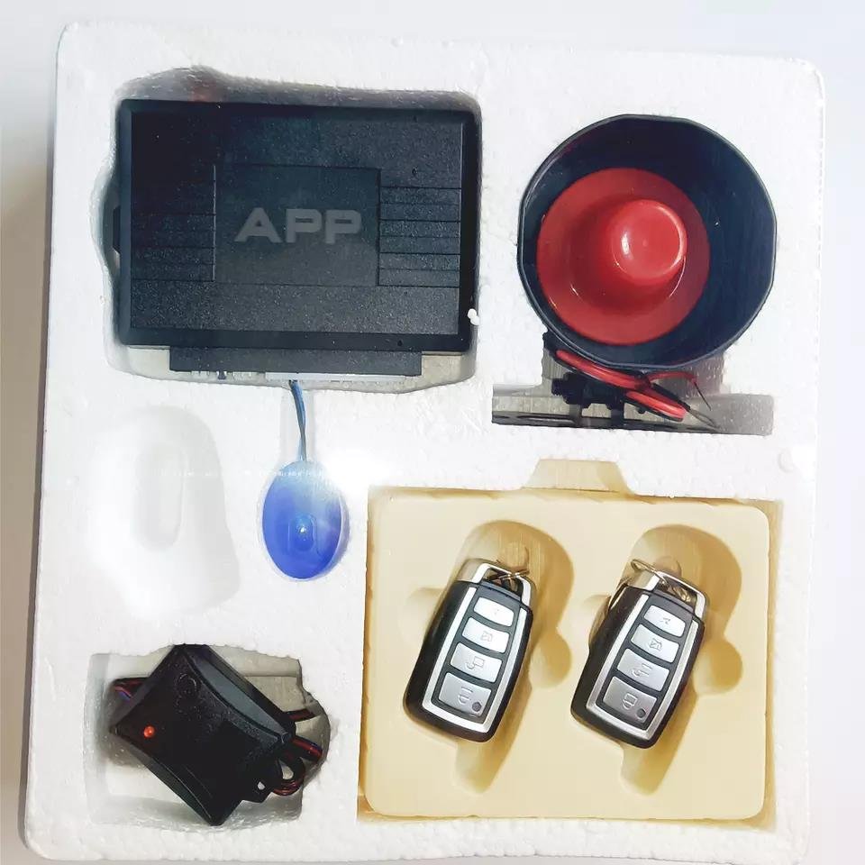Manufacturer Wholesale Universal 12V Car Alarm System Remote Control With Phone APP